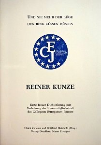 Band 5: Reiner Kunze. „… und nie mehr der lüge den ring küssen müssen“